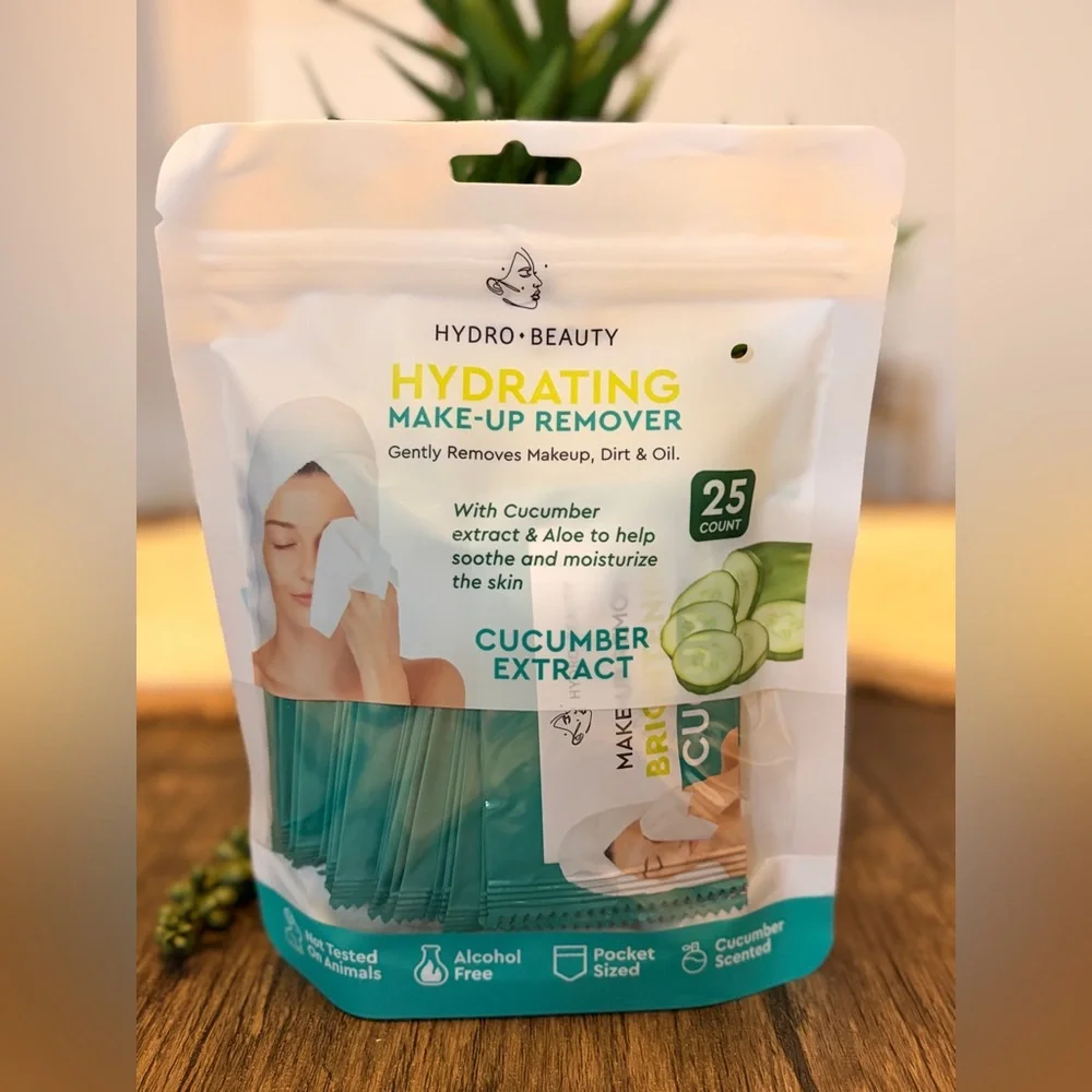 Hydro Beauty Hydrating Makeup Remover Wipes-pack of  25 - Picture 6 of 6